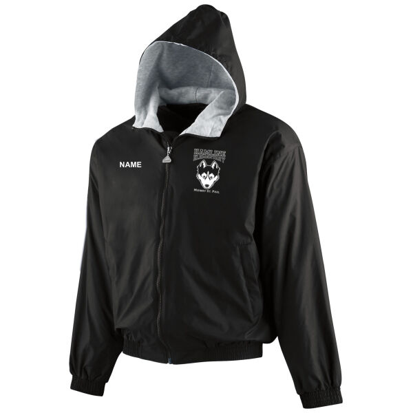 Augusta Sportswear - Youth Hooded Taffeta Jacket/Fleece Lined - Embroidered Logo **Add Name for $5!** Thumbnail