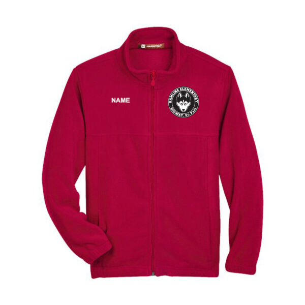 Harriton - Youth Full-Zip Fleece - Embroidered Logo **Add Name for $5!** Thumbnail
