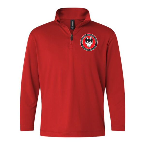 AllPro - Youth Pro-Lock Performance Quarter-Zip Pullover - Printed Logo Thumbnail