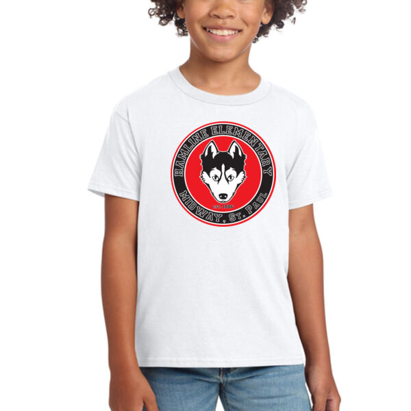 Gildan - Youth Softstyle T-Shirt - Printed Logo Thumbnail