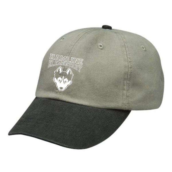 Adams Headwear - Optimum Pigment-Dyed Dad Hat - Embroidered Logo Thumbnail