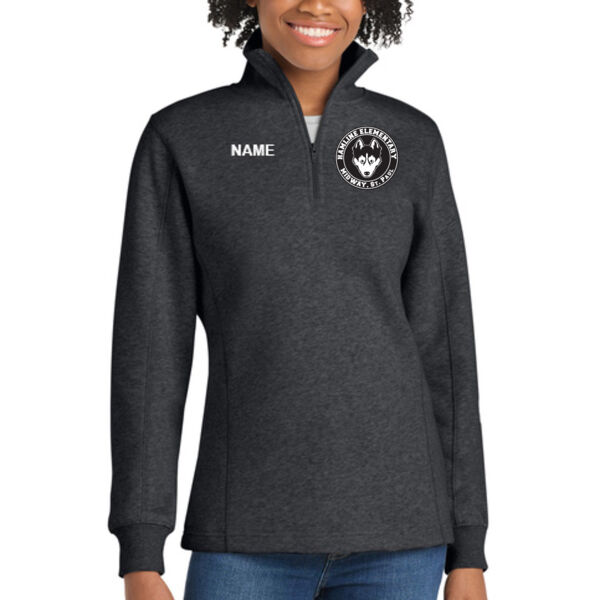 Sport-Tek - Women's 1/4-Zip Sweatshirt - Embroidered Logo **Add Name for $5!** Thumbnail