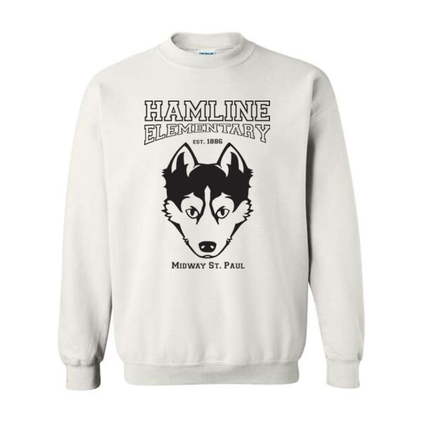 Gildan - Unisex heavy Blend Crewneck Sweatshirt - Printed Logo Thumbnail