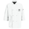 Eight Pearl Button Chef Coat with Thermometer Pocket Thumbnail