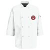 Eight Pearl Button Chef Coat with Thermometer Pocket Thumbnail