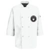 Eight Pearl Button Chef Coat with Thermometer Pocket Thumbnail