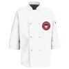 Eight Pearl Button Chef Coat with Thermometer Pocket Thumbnail