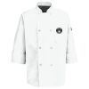 Eight Pearl Button Chef Coat with Thermometer Pocket Thumbnail
