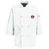Eight Pearl Button Chef Coat with Thermometer Pocket Thumbnail