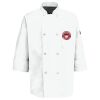 Eight Pearl Button Chef Coat with Thermometer Pocket Thumbnail
