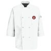 Eight Pearl Button Chef Coat with Thermometer Pocket Thumbnail