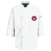 Eight Pearl Button Chef Coat with Thermometer Pocket Thumbnail