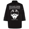 Ten Pearl Button Black Chef Coat Thumbnail
