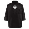Black Knot Button Chef Coat Thumbnail