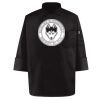 Black Knot Button Chef Coat Thumbnail